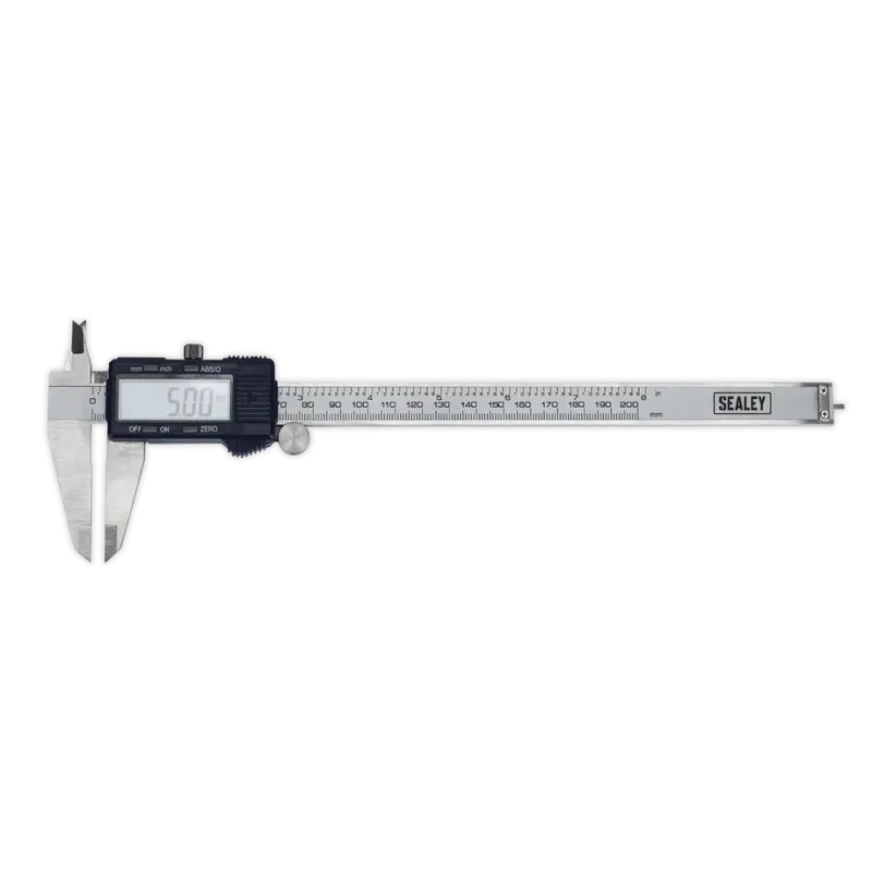 0–200Mm (0–8") Digital Vernier Caliper With Zero-Setting Capability 1