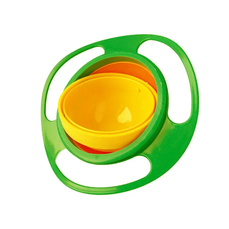 0617 Spill-Resistant Rotating Toddler Bowl – 360° Gyro Feeding Dish 1