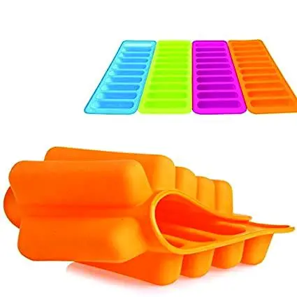 0771 Kitkat-Style Silicone Chocolate Mold & Stick-Shaped Ice Cube Tray 1
