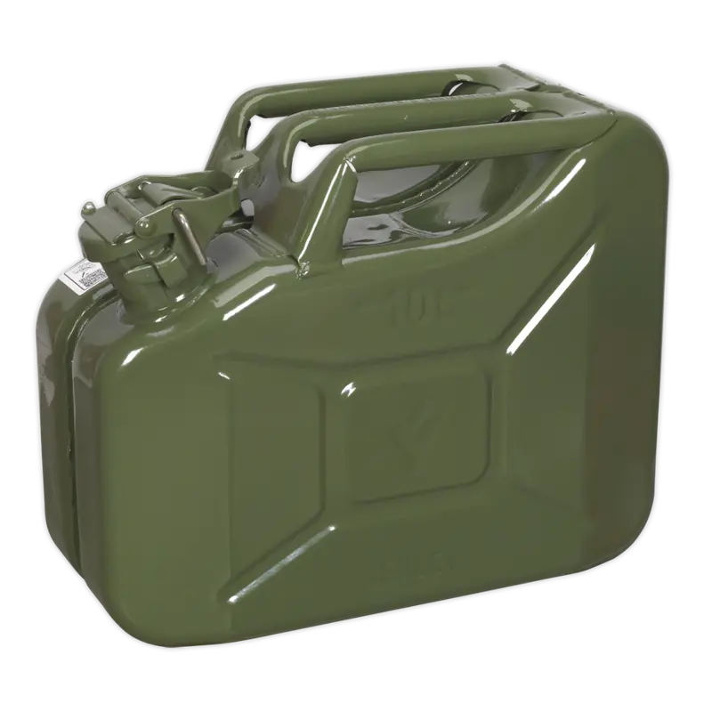 10-Litre Green Jerry Can – Eco-Friendly Material, Ergonomic Grip 1