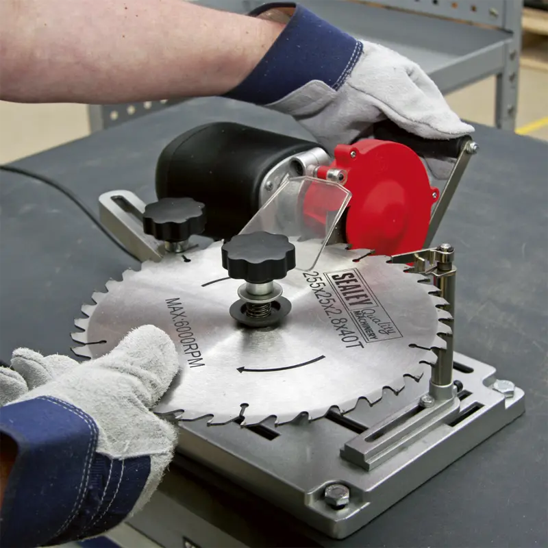 110W Dedicated Saw Blade Sharpener With Adjustable Jig For Bench Use 1