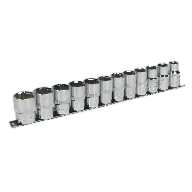 12-Piece Metric Walldrive® Socket Set – 1/4" Square Drive, 6-Point 1