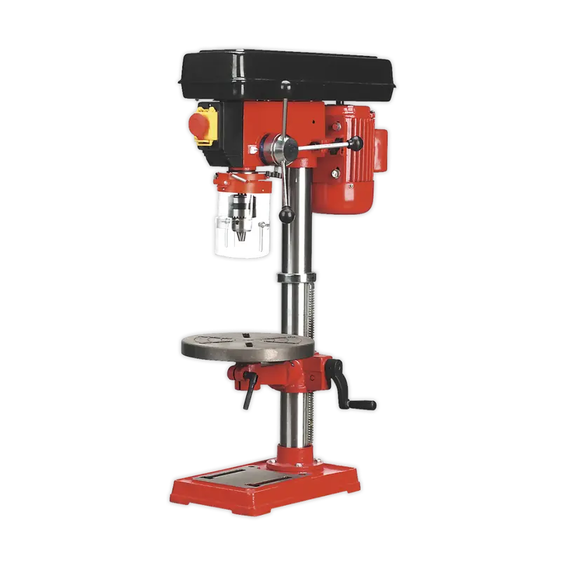 12-Speed Bench-Mounted Pillar Drill – 840Mm Height, 370W Motor, 230V 1
