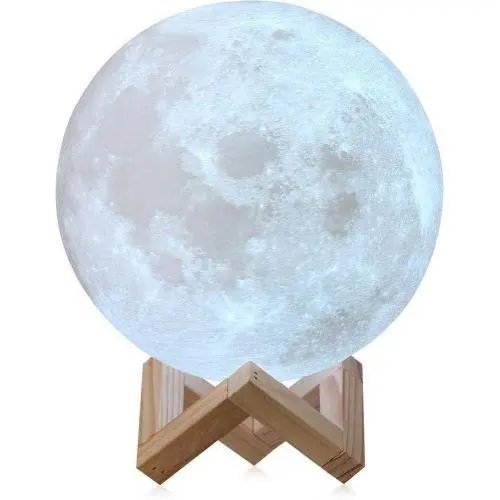 1205 Touch-Control 3D Moon Lamp – Dimmable Ambient Night Light 1