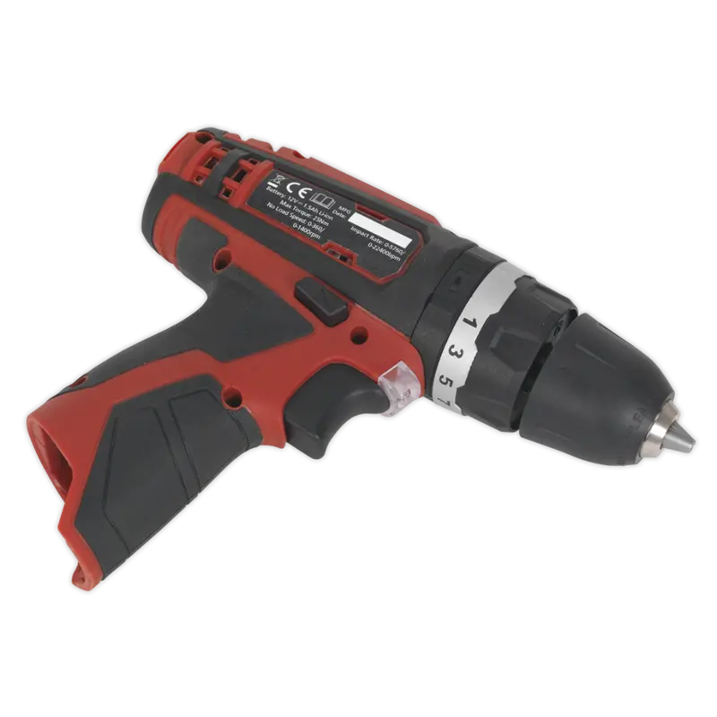 12V Cordless Hammer Drill-Driver With 10Mm Chuck (Bare Tool) 1