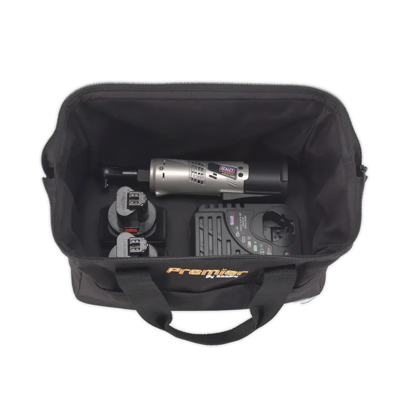 14.4V Ratchet Wrench Kit – 3/8" Square Drive, 68Nm, 2Ah Battery & 40-Min Charger 1