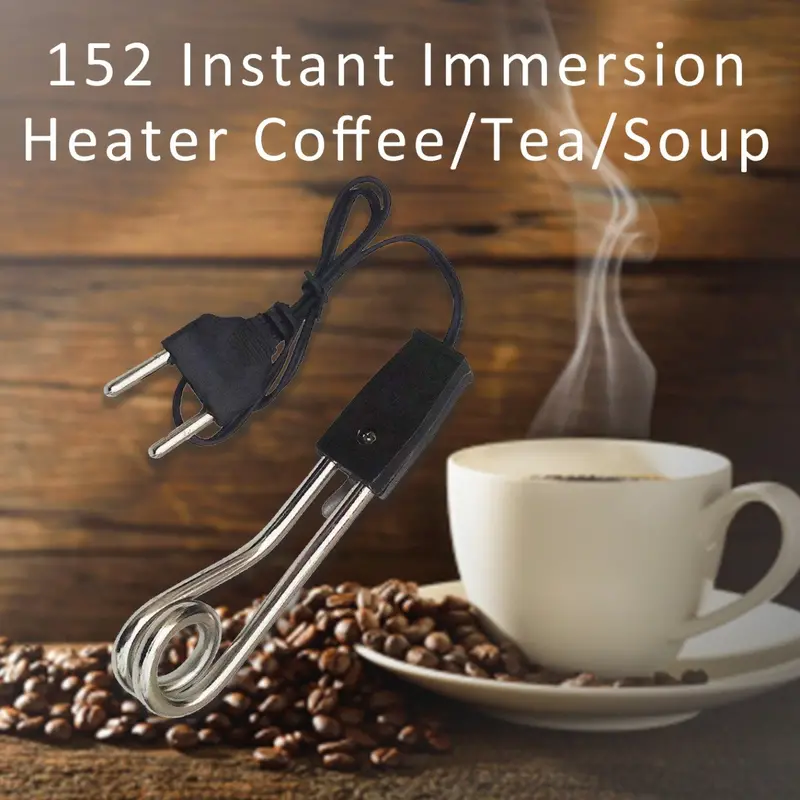 152 Instant Immersion Heater – Fast Boiling For Coffee, Tea & Soup 1