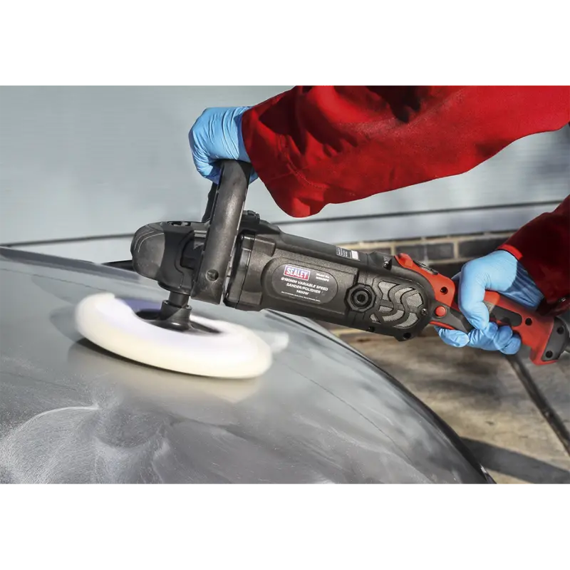 180Mm Variable-Speed Sander-Polisher – 1400W Dual-Function Tool With Soft Start 1