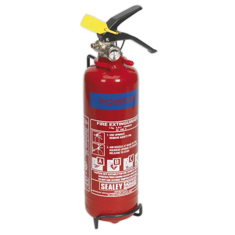 1Kg Dry Powder Fire Extinguisher – Rechargeable, Ce Certified 1
