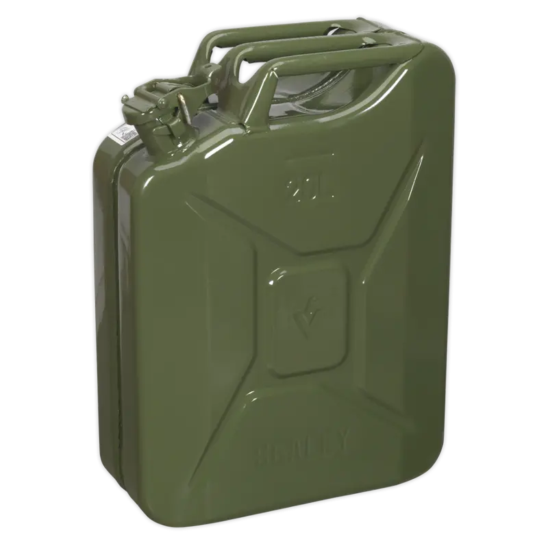 20-Litre Green Jerry Can – Fuel & Fluid Transport Container 1