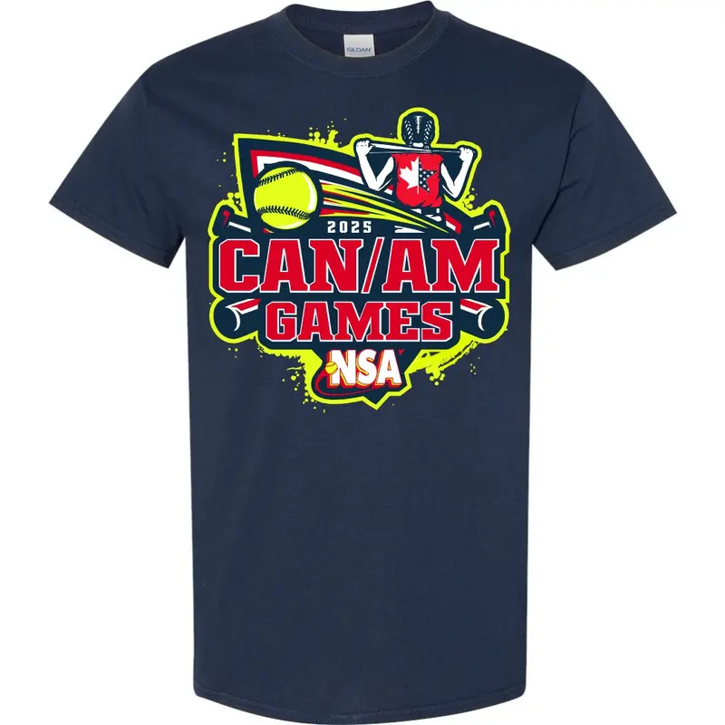 2025 Nsa Can-Am Games Fastpitch Tournament T-Shirt 1