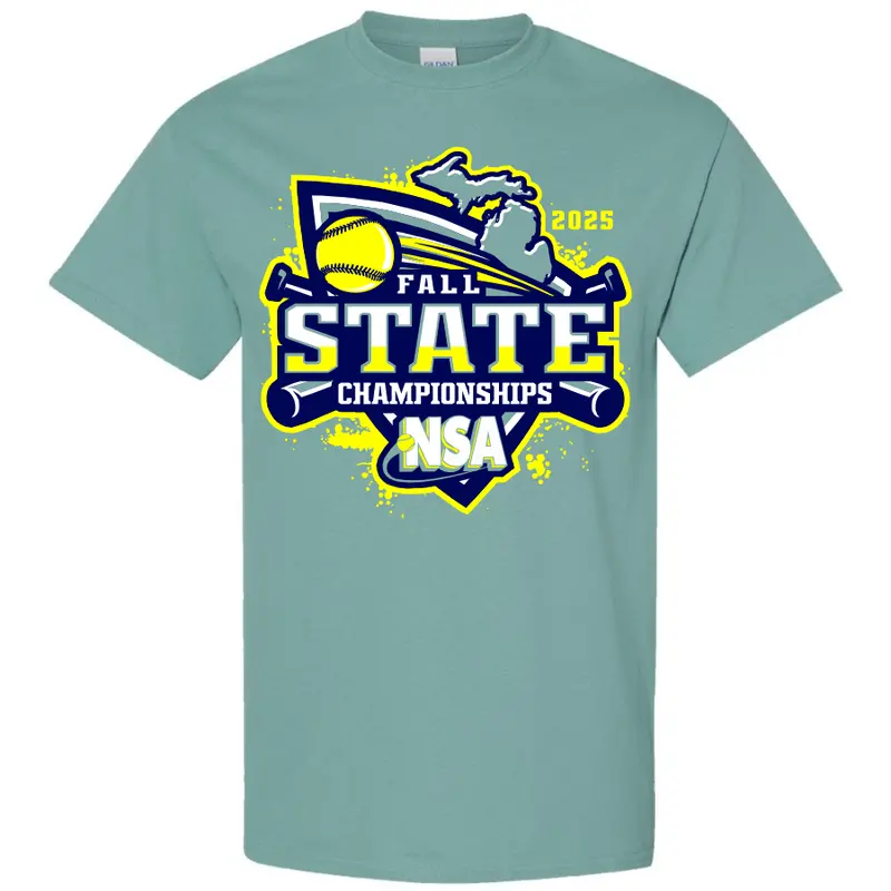 2025 Nsa Fall State Championships Fastpitch Tournament T-Shirt – Official Event Gear 1