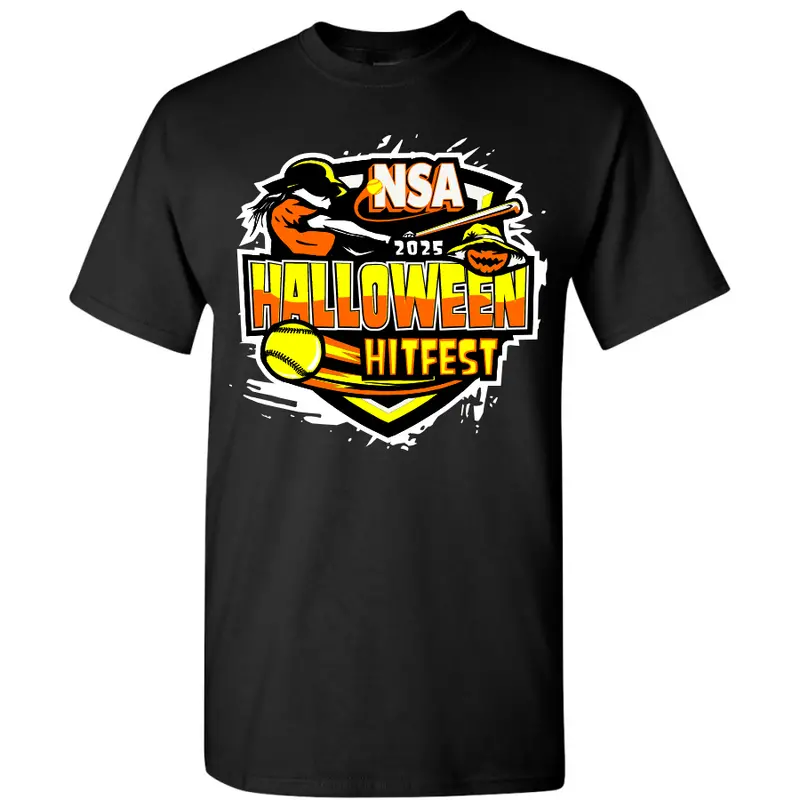 2025 Nsa Halloween Hitfest Fastpitch Tournament T-Shirt – Limited Edition 1