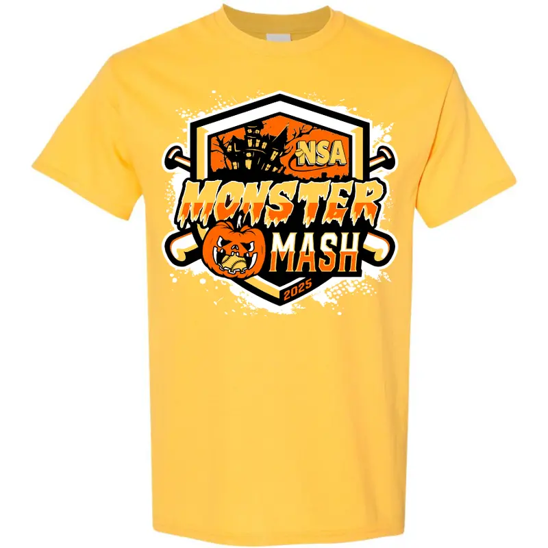 2025 Nsa Monster Mash Fastpitch Tournament Shirt – Fun-Themed Event Wear 1
