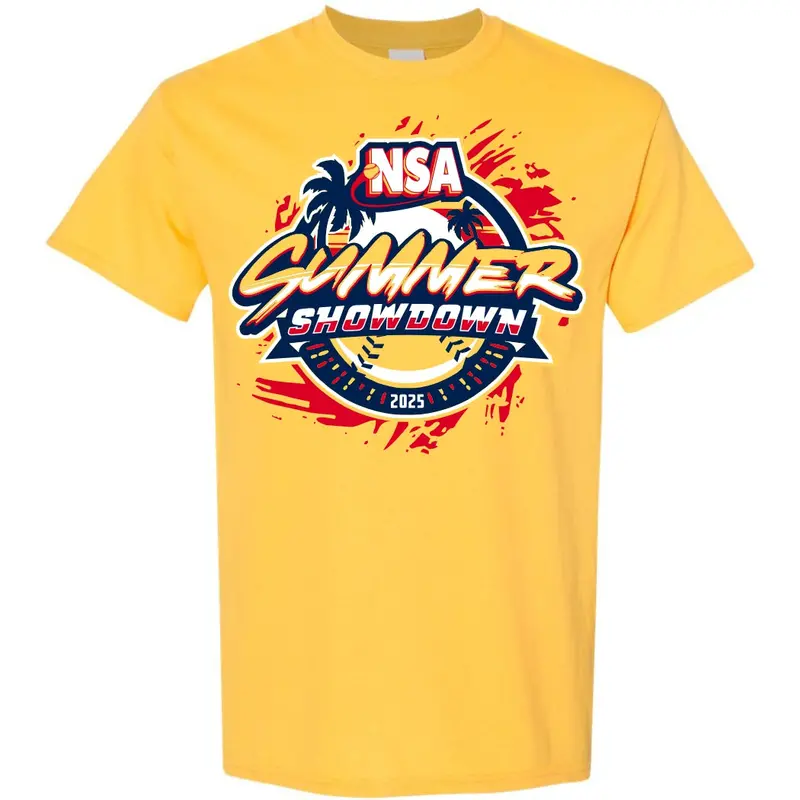 2025 Nsa Summer Showdown Fastpitch Tournament T-Shirt 1