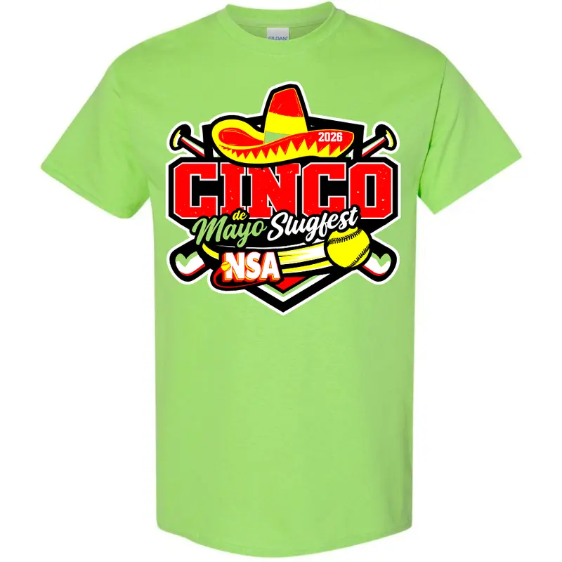 2026 Nsa Cinco De Mayo Slugfest Fastpitch Team Shirt 1