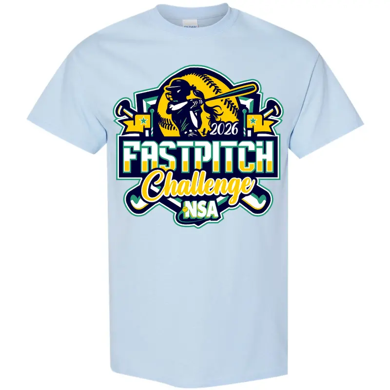 2026 Nsa Fastpitch Challenge Tournament Official T-Shirt 1