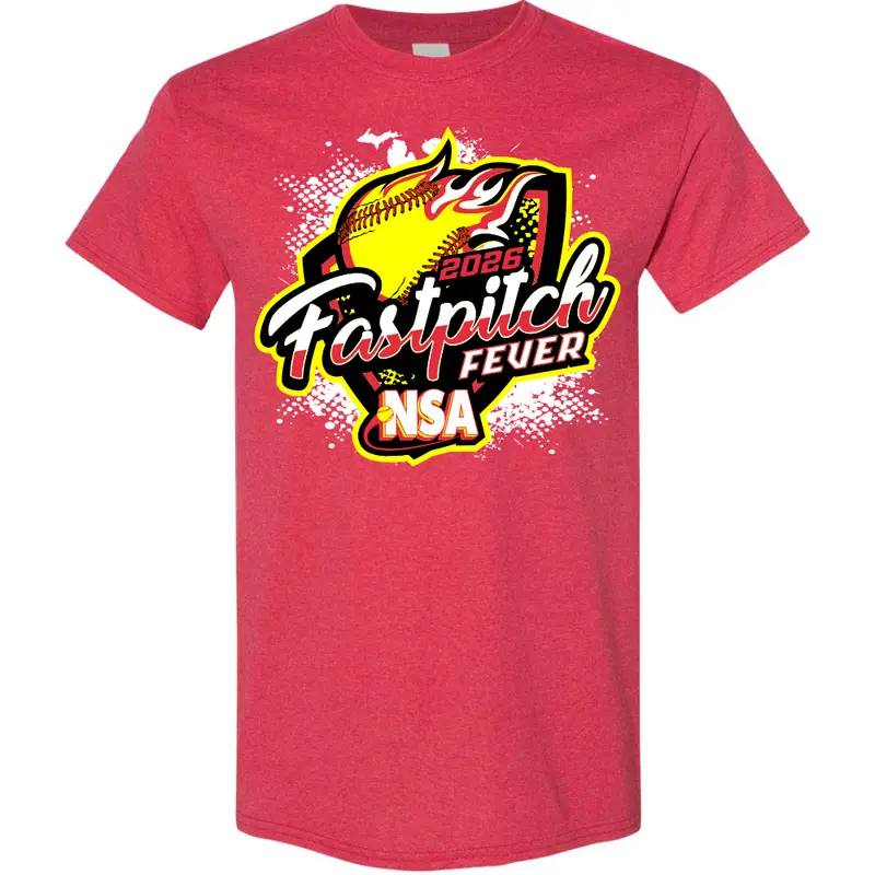 2026 Nsa Fastpitch Fever Tournament Performance Tee 1