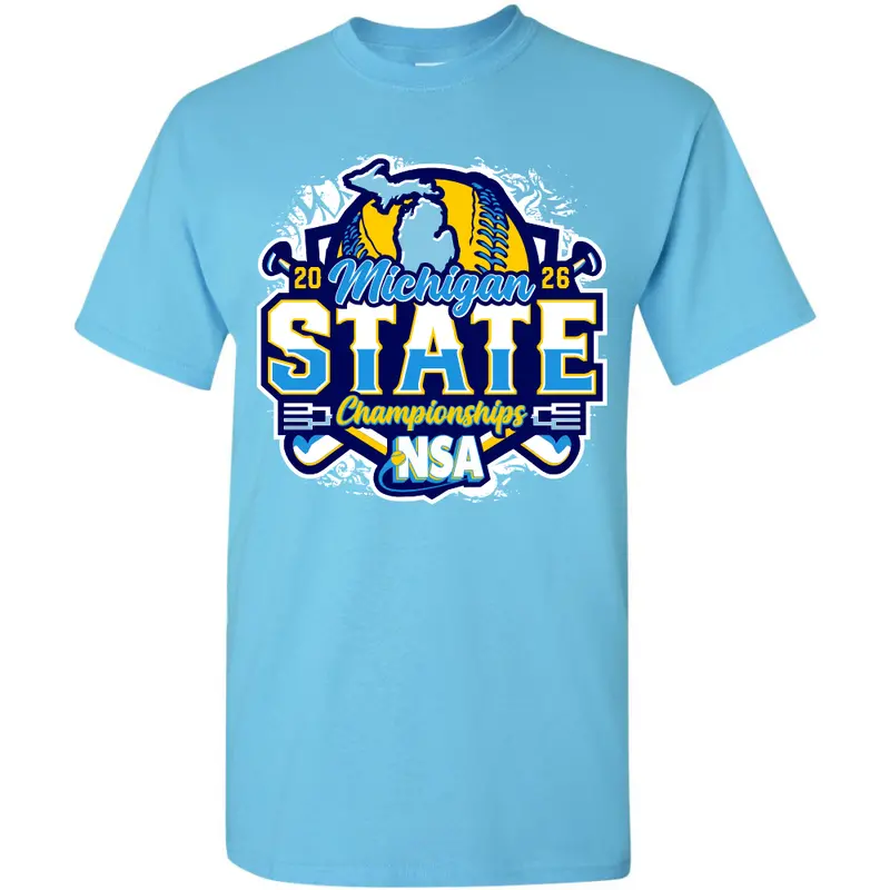 2026 Nsa Michigan State Fastpitch Championships Official Tournament Apparel – Team Hoodie & T-Shirt Set 1