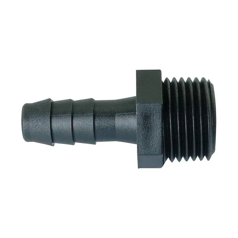 3/8" Barb To 1/2" Male Npt Water Tank Nipple Fitting 1