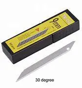 30° Snap-Off Utility Blades – Yellow Handle, 50-Piece Pack 1
