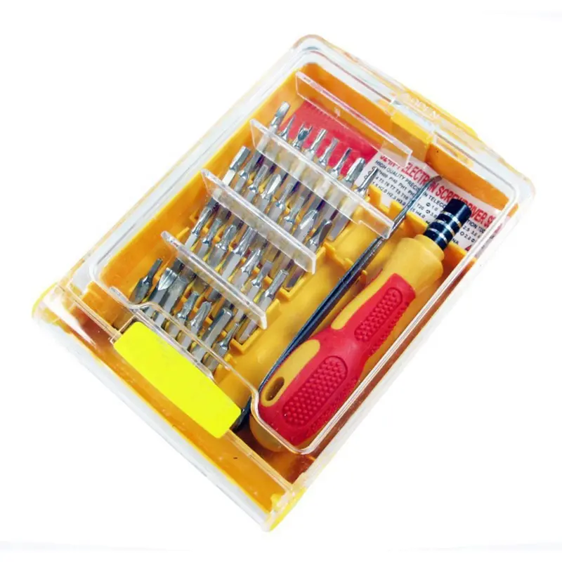 32-Piece Magnetic Screwdriver Set With Holder And Bit Organizer 1