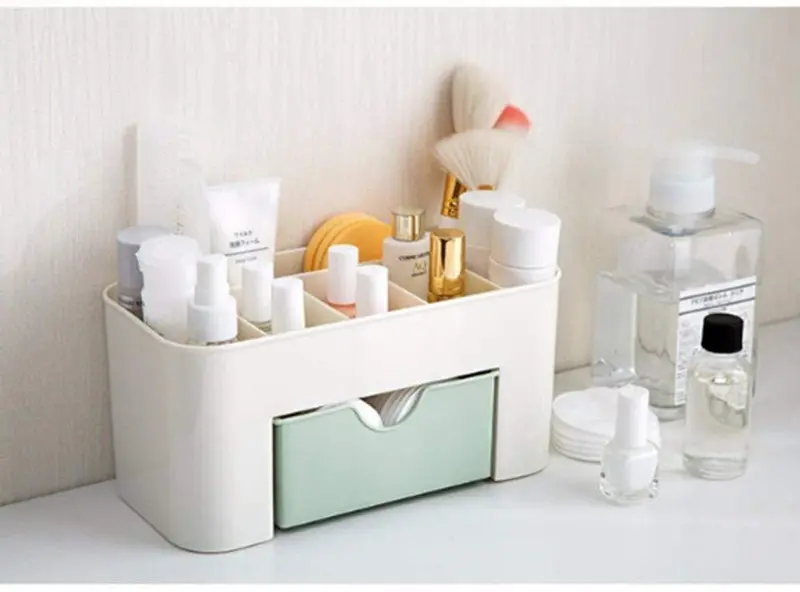 360 Girl’S Makeup & Cutlery Organizer Box – Stylish Storage For Cosmetics And Utensils 1