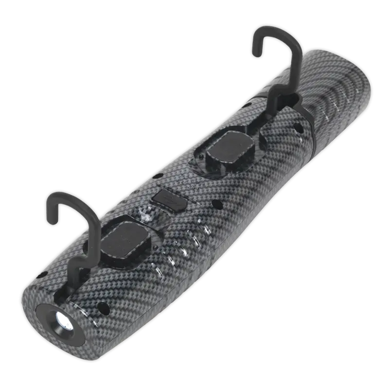 360° Rechargeable Inspection Lamp – 7 Smd + 3W Led, Carbon-Fibre Housing, Lithium-Ion Battery 1