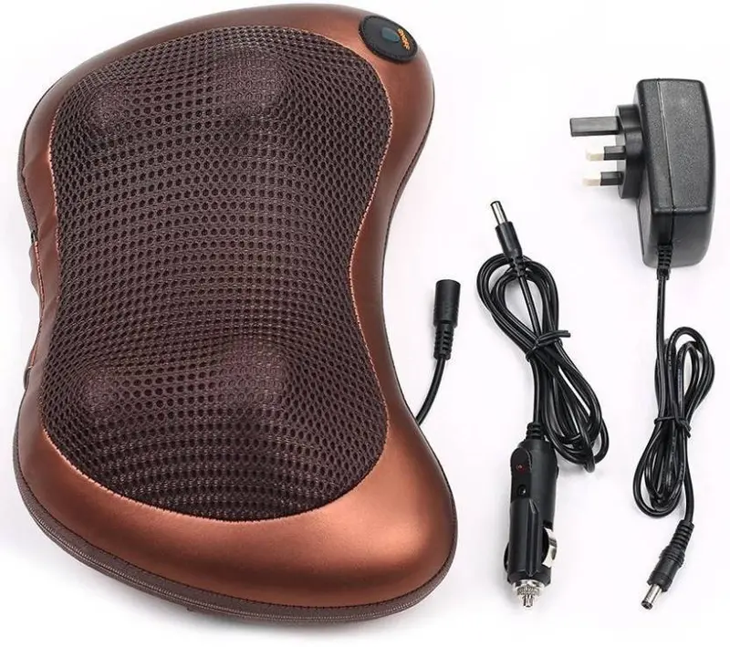 379 Ergonomic Shiatsu Massage Pillow – Neck & Back Relief Device 1