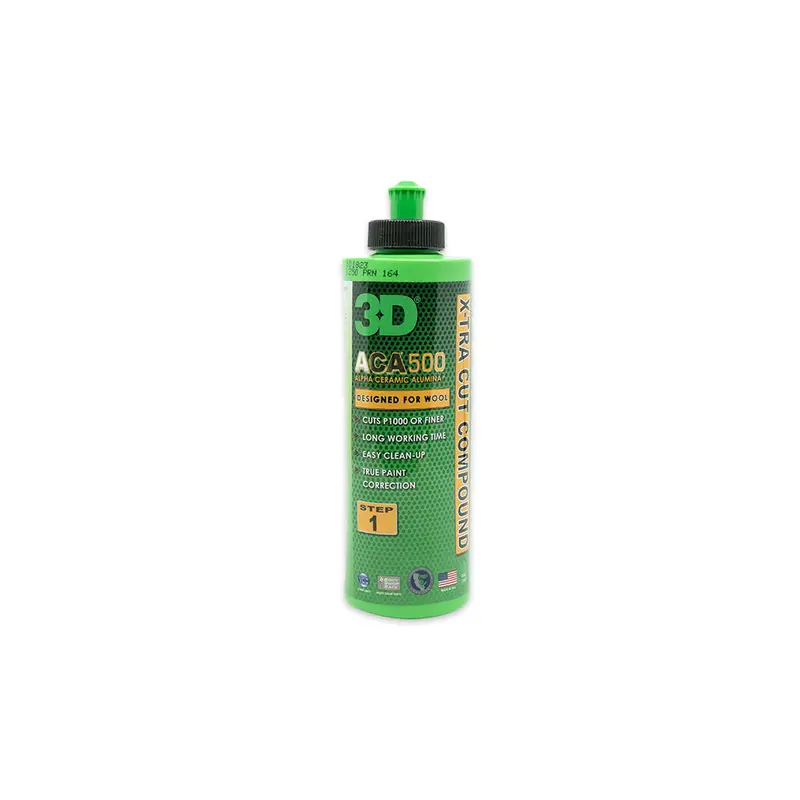 3D Aca-500 X-Tra Cut Compound – Aggressive Swirl & Oxidation Remover 1