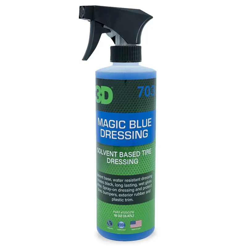 3D Magic Blue All-In-One Dressing – 16 Oz Uv-Resistant Shine Enhancer 1