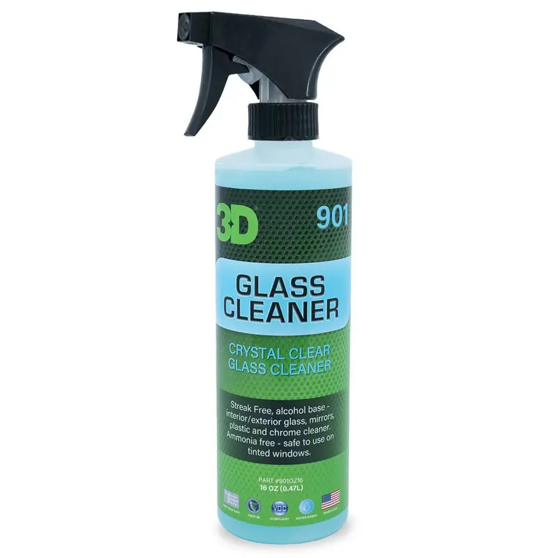 3D Streak-Free Glass Cleaner – Ammonia-Free, Fast-Drying Formula 1