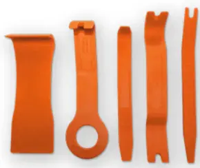 5-Piece Fastener & Molding Removal Kit – Non-Marring Pry Tools For Trim & Clips 1