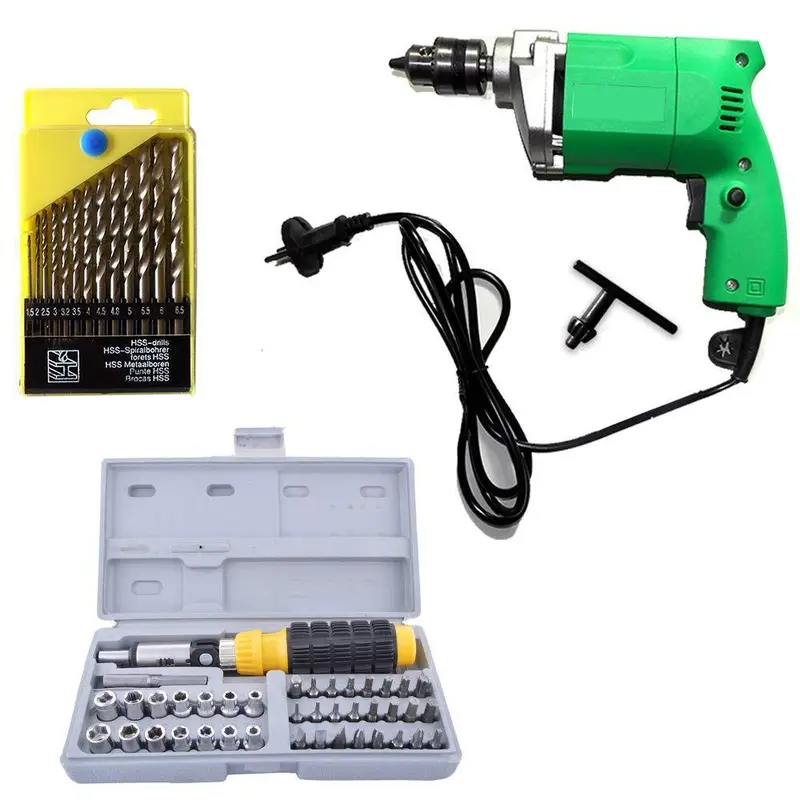 55-Piece Professional Power Tool Kit – Comprehensive Metal Hand & Drill Accessories 1