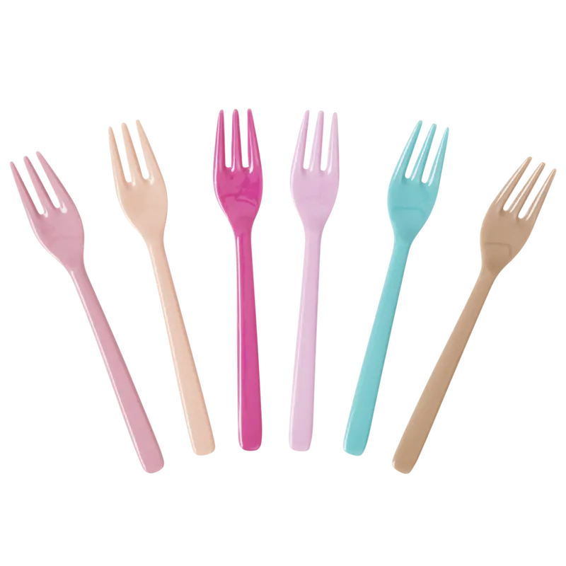 627 Color-Assorted Kids’ Fork Set – 10-Piece Dining Utensil Pack 1