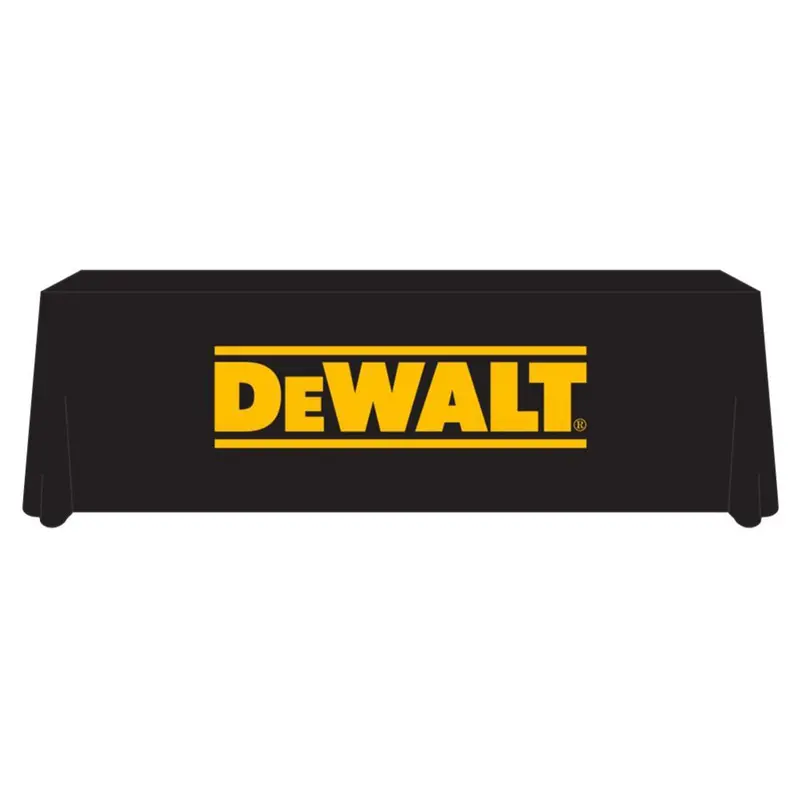 8-Foot Economy Table Cover With Full-Print Throw Design 1