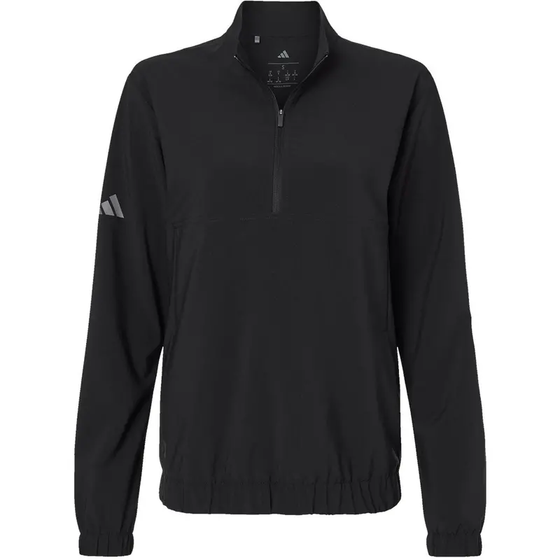 Adidas Woven Half-Zip Lightweight Pullover For Women 1