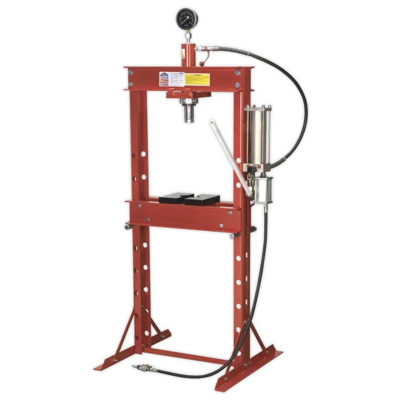Air-Hydraulic 20-Ton Floor Press – Dual-Action System 1