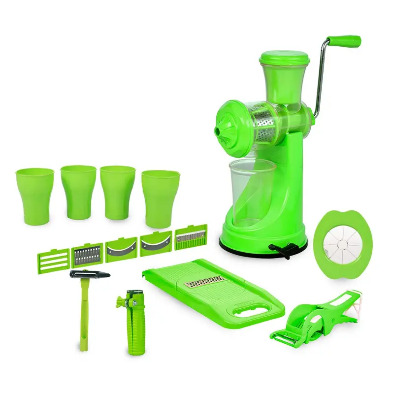 All-In-One Kitchen Prep Set – Juicer, 6-In-1 Slicer, Corn Spiral Cutter & More 1