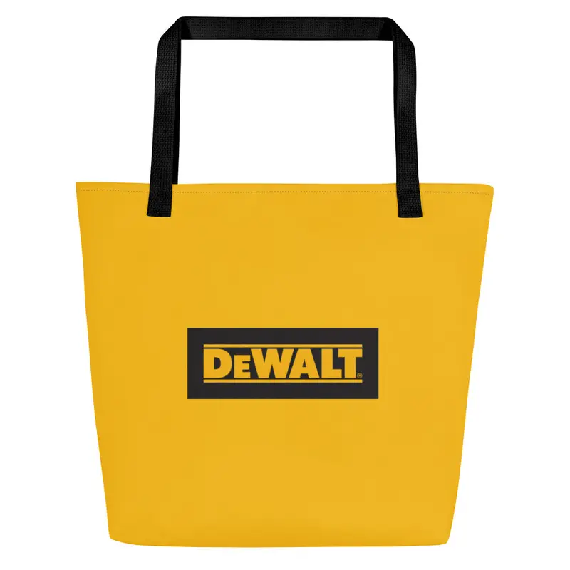All-Over Printed Oversized Canvas Tote Bag 1