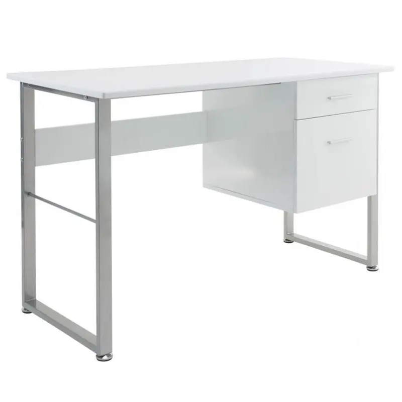 Alphason Cabrini Compact Home Office Desk — Modern White Finish | Aw22226-Wh 1