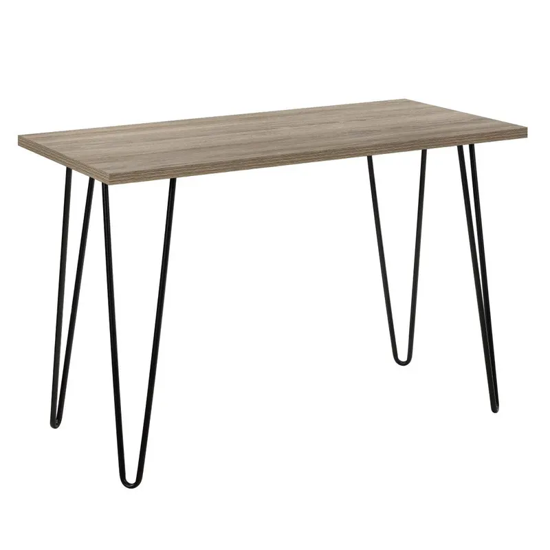 Ameriwood Homeoffice Owen Rustic Oak Wooden Desk – Vintage-Inspired Office Workstation 1