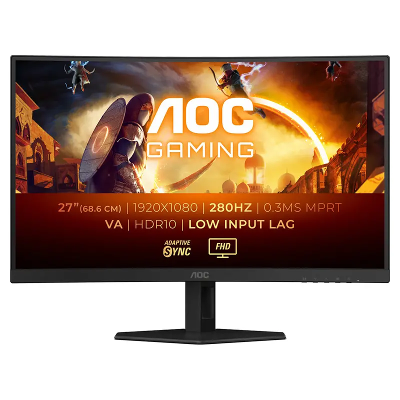 Aoc C27G4Zxe Curved Gaming Monitor – 27" Full Hd, 165Hz, Black 1