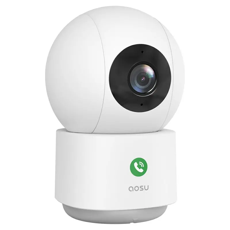 Aosu C2P P1 Pro Indoor Security Camera – 1080P White Smart Home Monitor 1