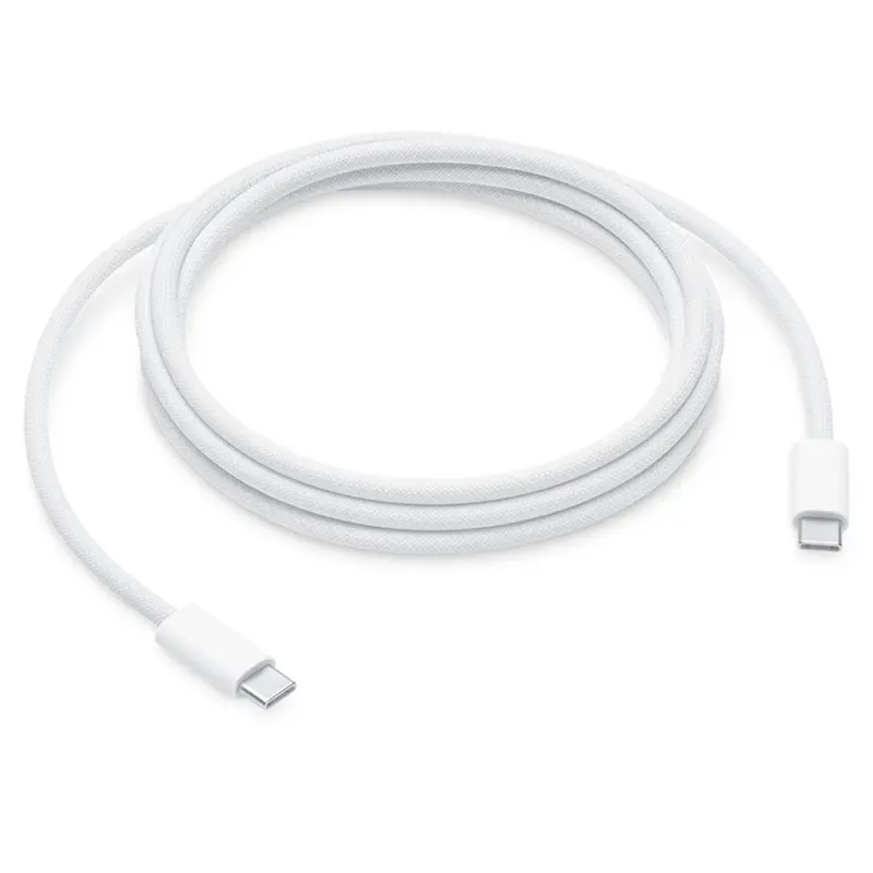 Apple 2-Meter Usb-C Charging Cable – White Braided Design, Fast Charging Compatible | Myqt3Zm/A 1