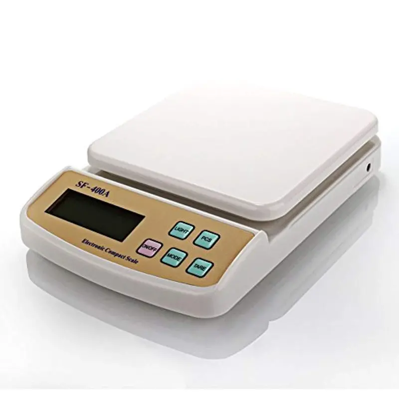 Atom A122 Kitchen Scale – White Digital Weighing Device (Sf-400A Model) 1