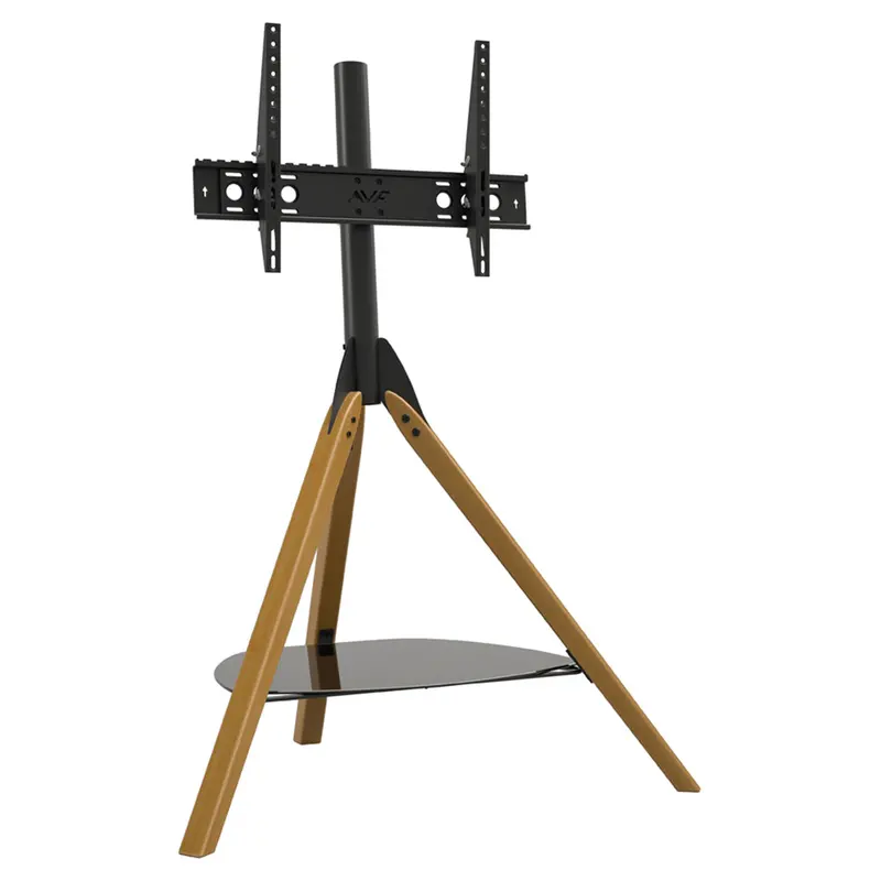 Avf Hoxton Freestanding Tv Stand – Light Wood Tripod Base 1