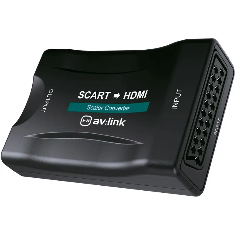 Av:Link Scart To Hdmi Video Converter With Audio Support (Black) 1