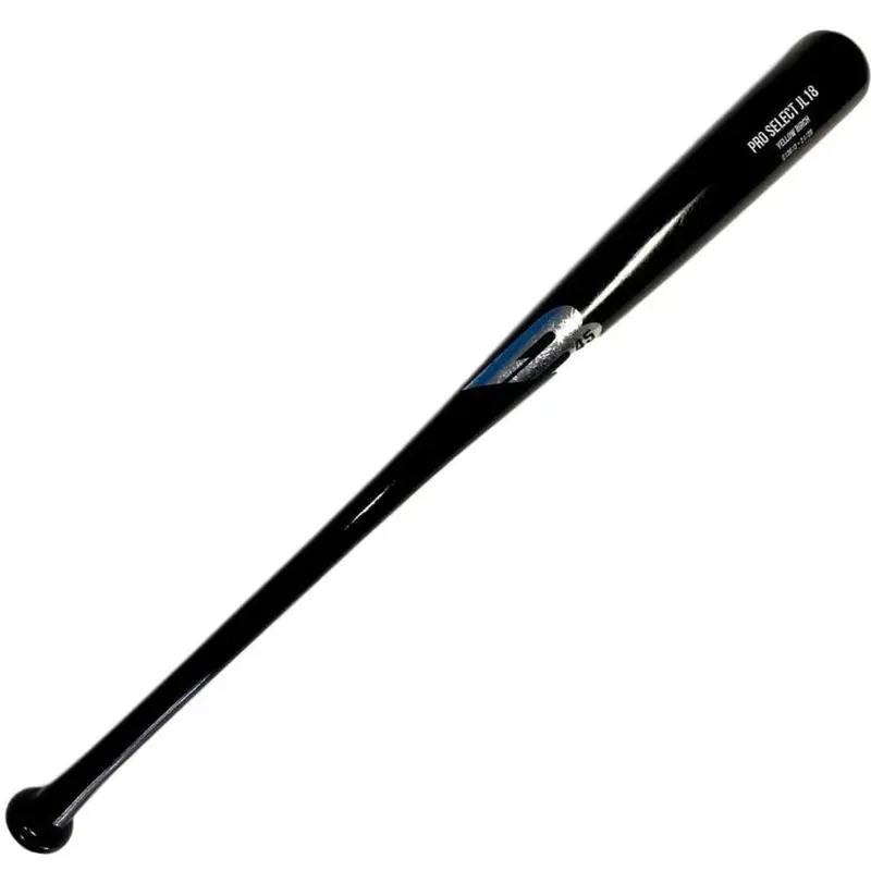 B45 Jl18 Premium Birch Wood Baseball Bat – Balanced Swing Weight (Jl18-Blk) 1