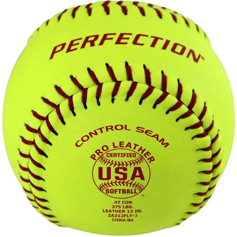 Baden Usa Perfection Leather Fastpitch Softballs – 11-Inch, 47/375 Compression 1